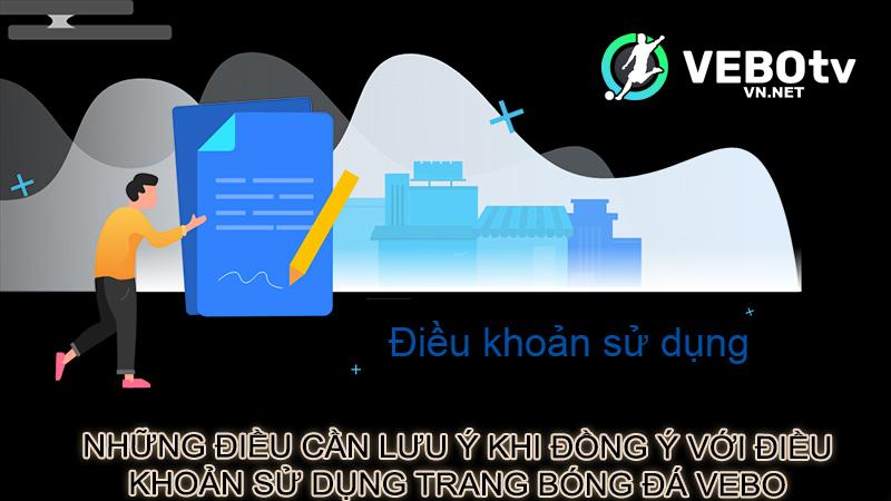 Những điều cần lưu ý khi đồng ý với điều khoản sử dụng trang bóng đá Vebo